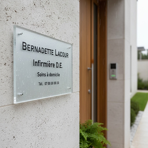 Plaques professionnelles